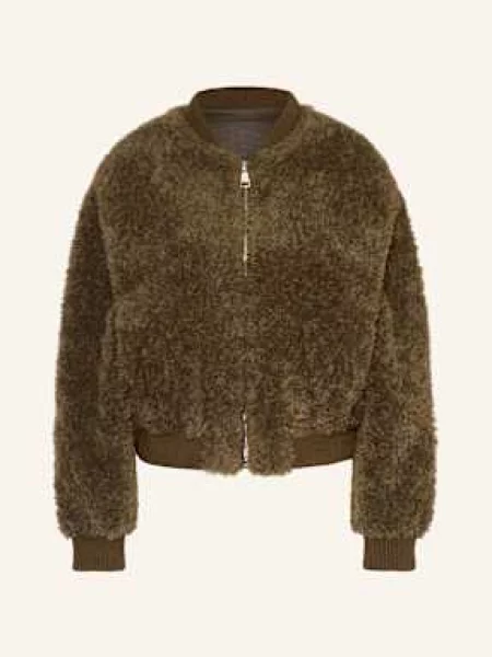 Studio Ar Kurtka Pluszowa Laura gruen khaki