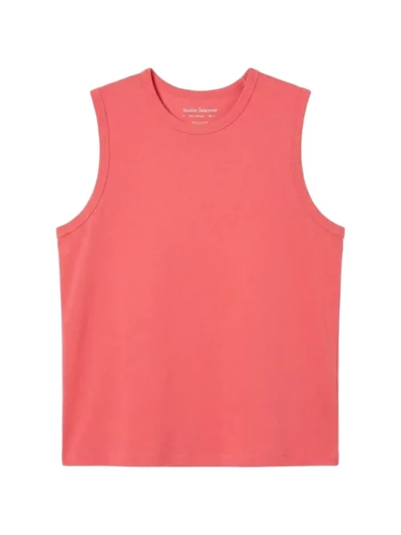 Tricou Another Tomorrow fără mâneci roz