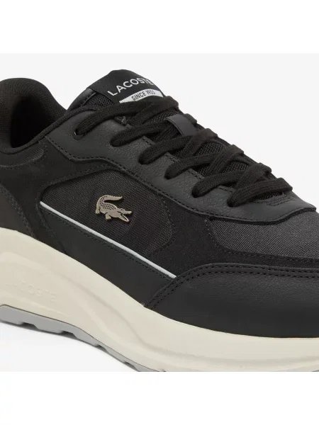 Lacoste Zamszowe Sneakersy Run Set czarny