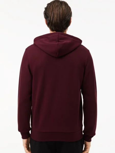 Толстовка Lacoste бордовая