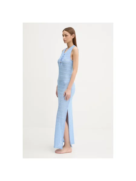 Sukienka maxi Melissa Odabash niebieska
