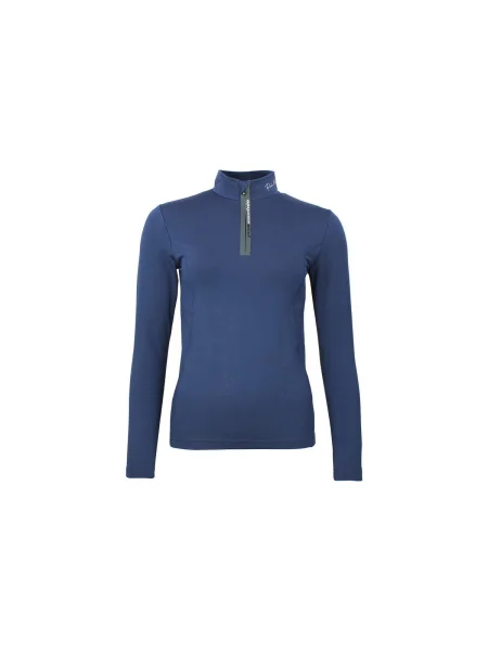 Tricou mânecă lungă Peak Mountain albastru
