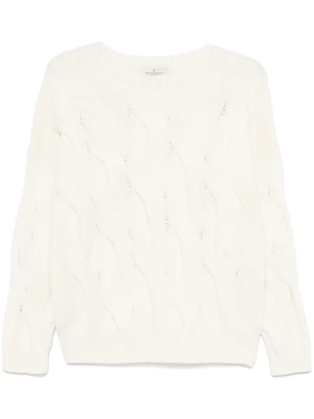 Pulover Bruno Manetti alb