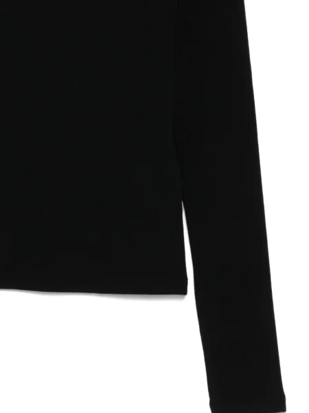 Top Mm6 Maison Margiela lung negru