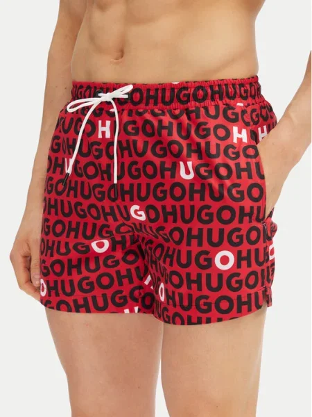 Плувни шорти HUGO червено