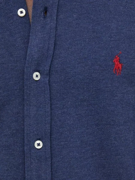 Polo Ralph Lauren koszula granatowy regular z kołnierzykiem button-down