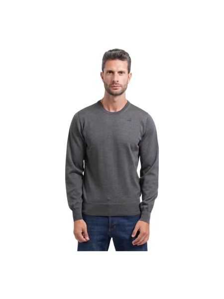 Sweter K-way wełniany szary