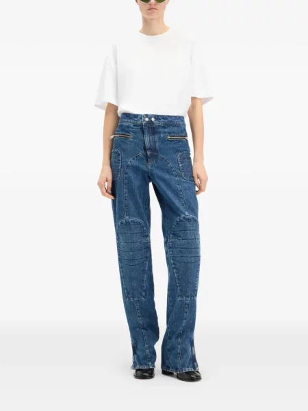 Tricou Jean Paul Gaultier scurt alb