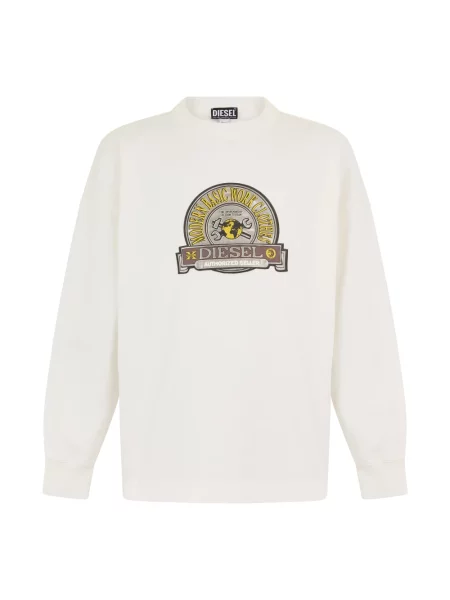 Bluza Diesel z logo biała
