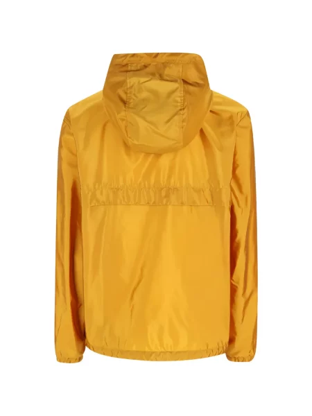 Geacă Moncler cu glugă galben