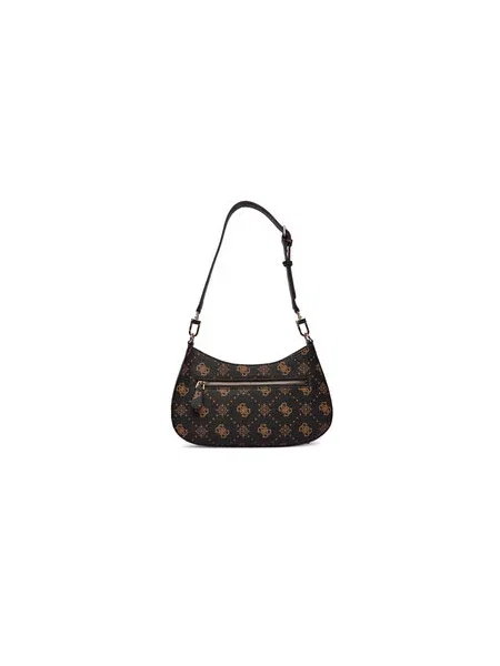 Táska Guess Emelie Logo barna