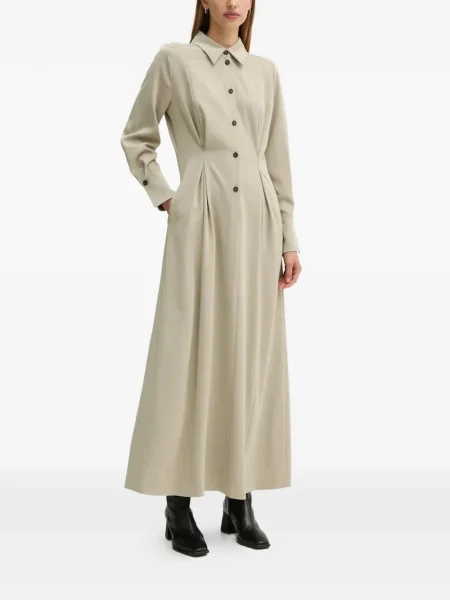 Rochie midi Drykorn plisată până la genunchi de costum