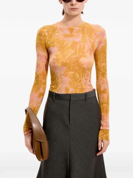 Lung tricou Jnby portocaliu