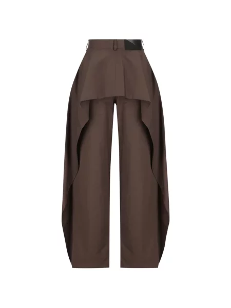 Pantaloni Loewe drapate maro