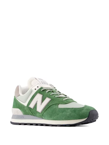 Sneakerși New Balance 574 cu imagine maro