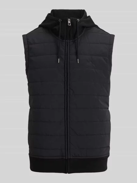 Bluza rozpinana ze steppowanym przodem Polo Ralph Lauren czarna