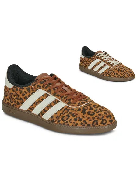 ADIDAS SPORTSWEAR Nizke superge BREAKNET SLEEK rjava / čokolada / off-bela bela