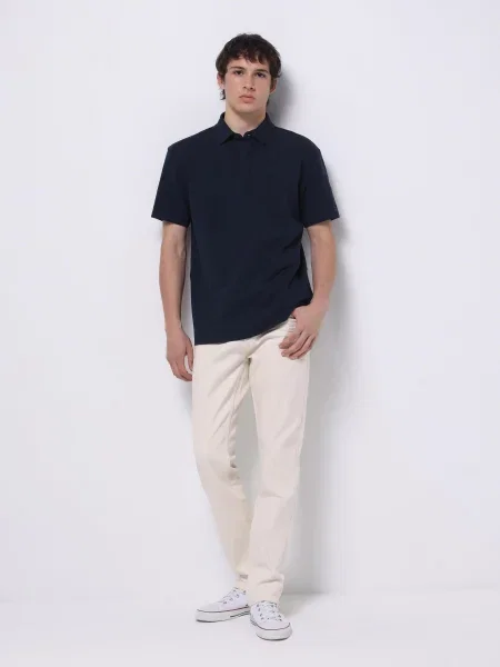 Джинси Colin’s комбінований верх бежевий