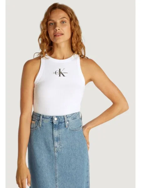 Top Calvin Klein Jeans alb