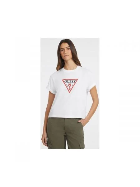 Guess Jeans basic tričko dámske biela