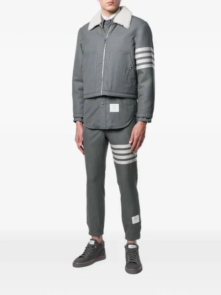 Cămașă Thom Browne de lână gri