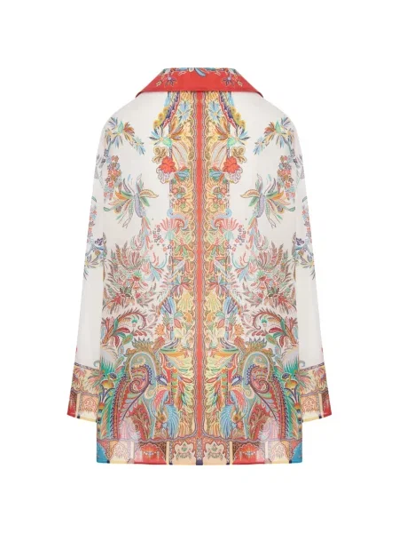 Cămașă Etro de mătase cu imagine cu model paisley