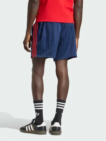Переработанный спортивные шорты Adidas синие