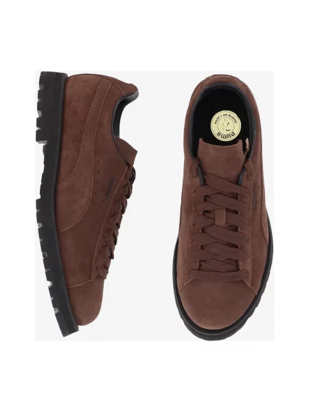 Sneakersy Puma zamszowe brązowe