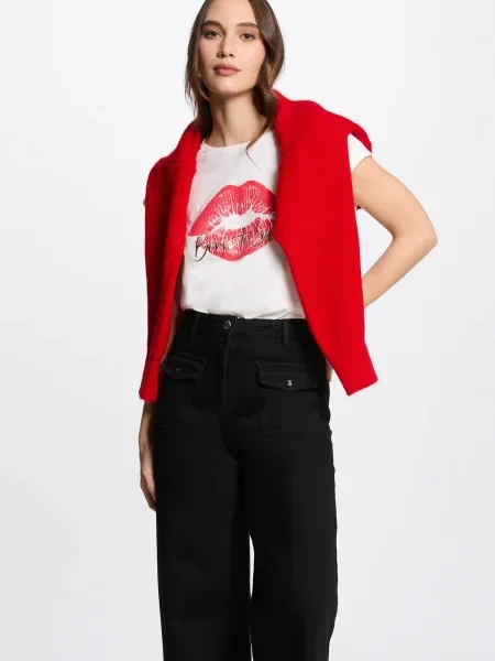 Morgan tricou DVALA DVALA alb