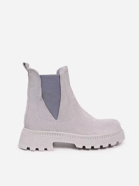 Замшеві Челсі ISSA Plus сірий