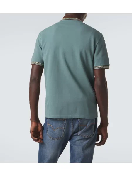 Tricou polo Versace albastru