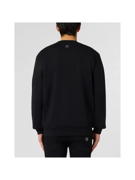 Bluza Philipp Plein typu teddy czarna