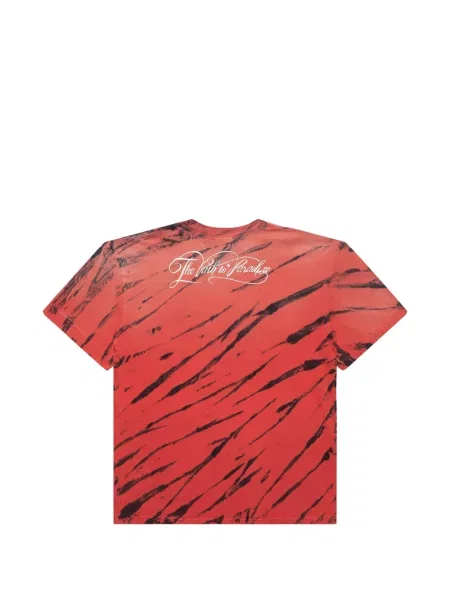 Tricou Hellstar cu legături roșu