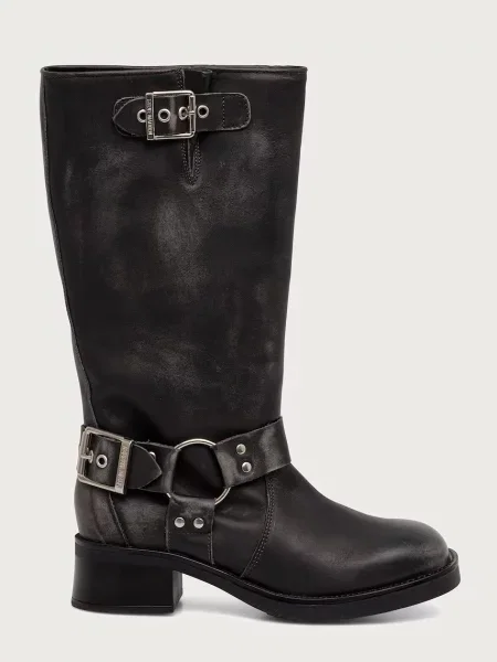 Кожаные сапоги Steve Madden