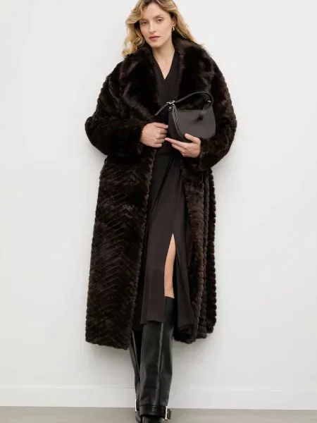 Answear.LAB płaszcz brązowy