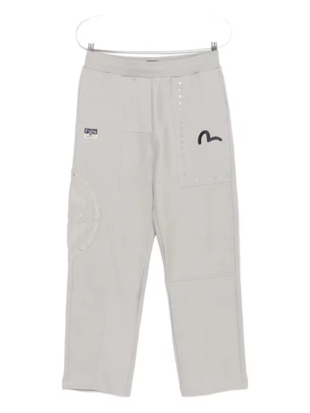 Бягане панталон Evisu бродирани сиво