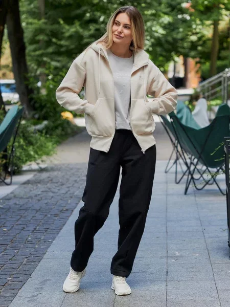 Штани повсякденні Umon бавовна/еластан чорний