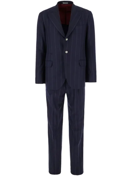 Oblekový oblek Brunello Cucinelli modrý