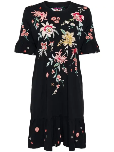 Rochie Johnny Was tricotate de costum negru