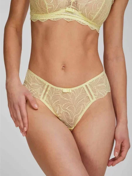 Женские прозрачные трусики DANDELION жовті