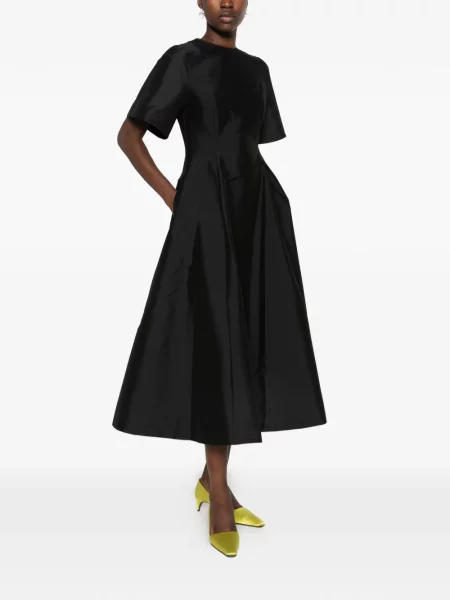 Rochie midi Bernadette evazată negru