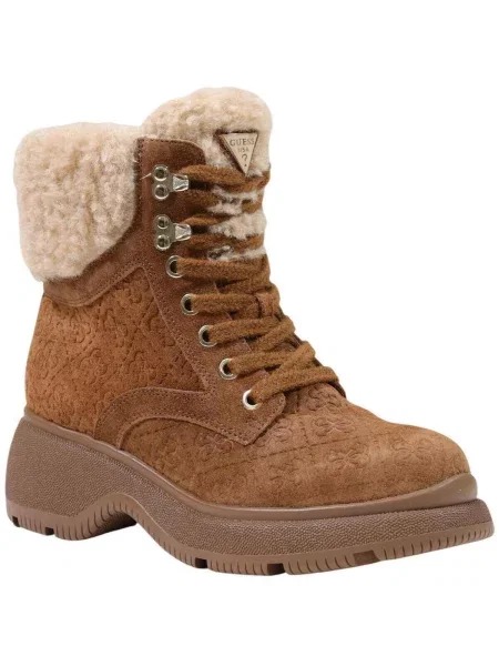 Pantofi Guess din piele maro