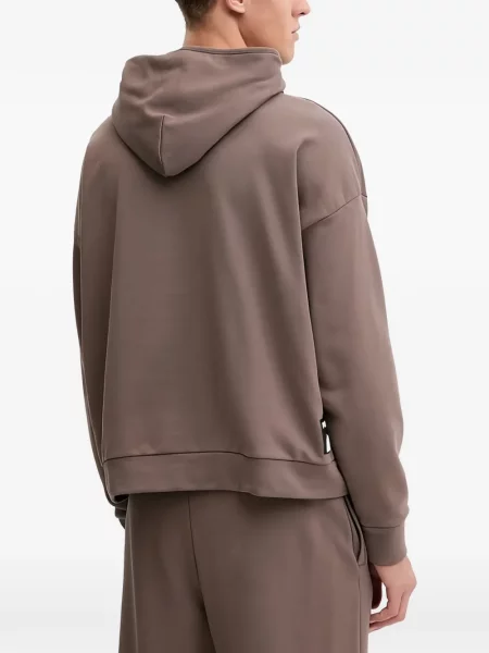 Hanorac cu glugă Puma cu glugă maro