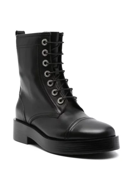 Botine Casadei din piele negru