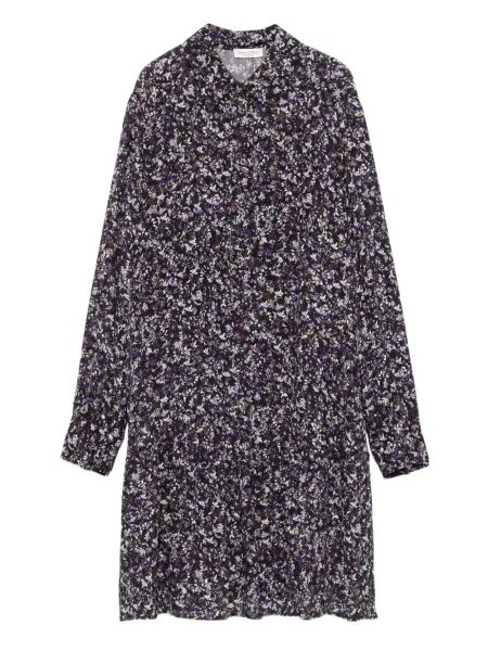 Rochie tip cămașă Marc O'polo cu model floral cu imagine de costum negru