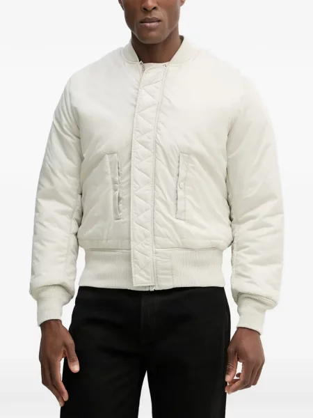 Geacă bomber Alpha Industries alb
