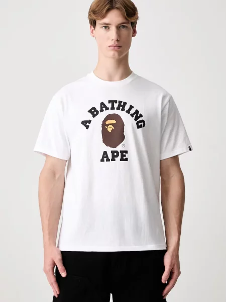 A Bathing Ape College tricou oversized din pentru bărbați