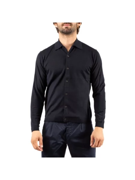 Sweter Emporio Armani niebieski