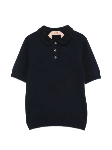 Tricou polo N°21 albastru