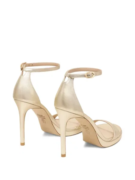 Sandale Stuart Weitzman cu platformă auriu